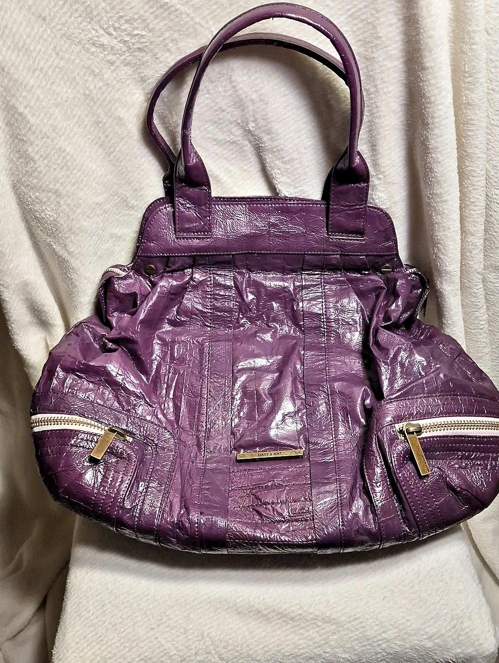Matt & Nat Purple Shoulder Bag